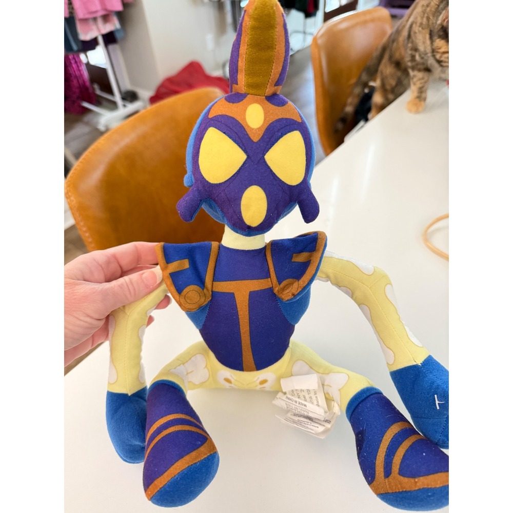 Skylanders Giants Chop Chop Plush 2012 Activision Northwest Undead Blue Gold Toy